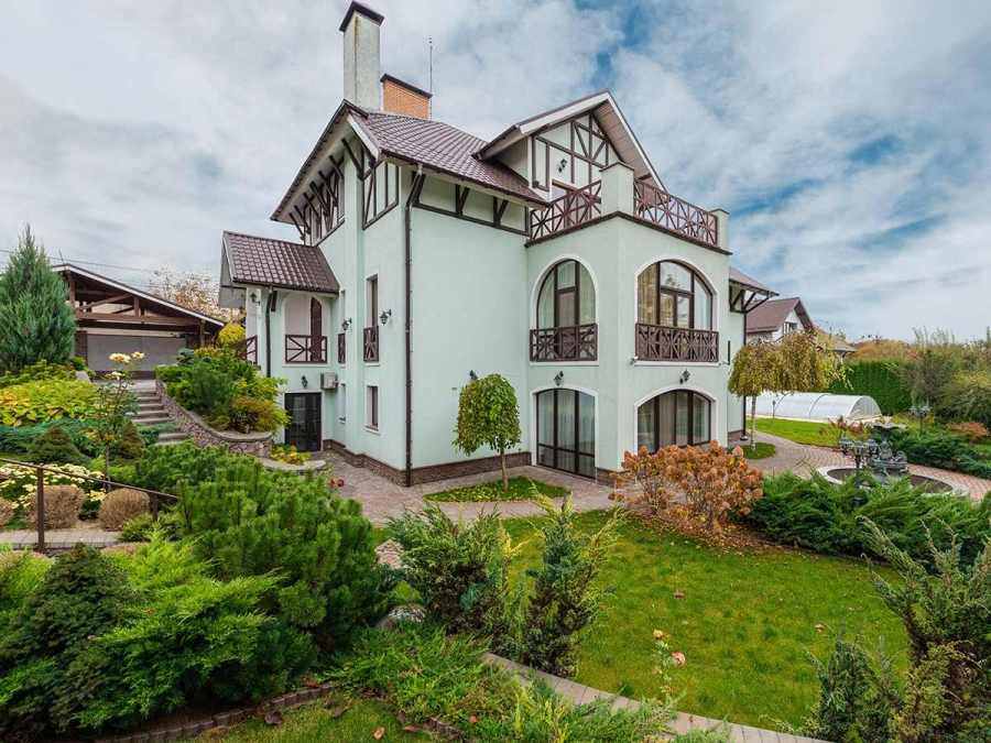 Дом трехэтажный из блоков c террасой 4KD